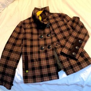 Soia & Kyo Plaid Coat